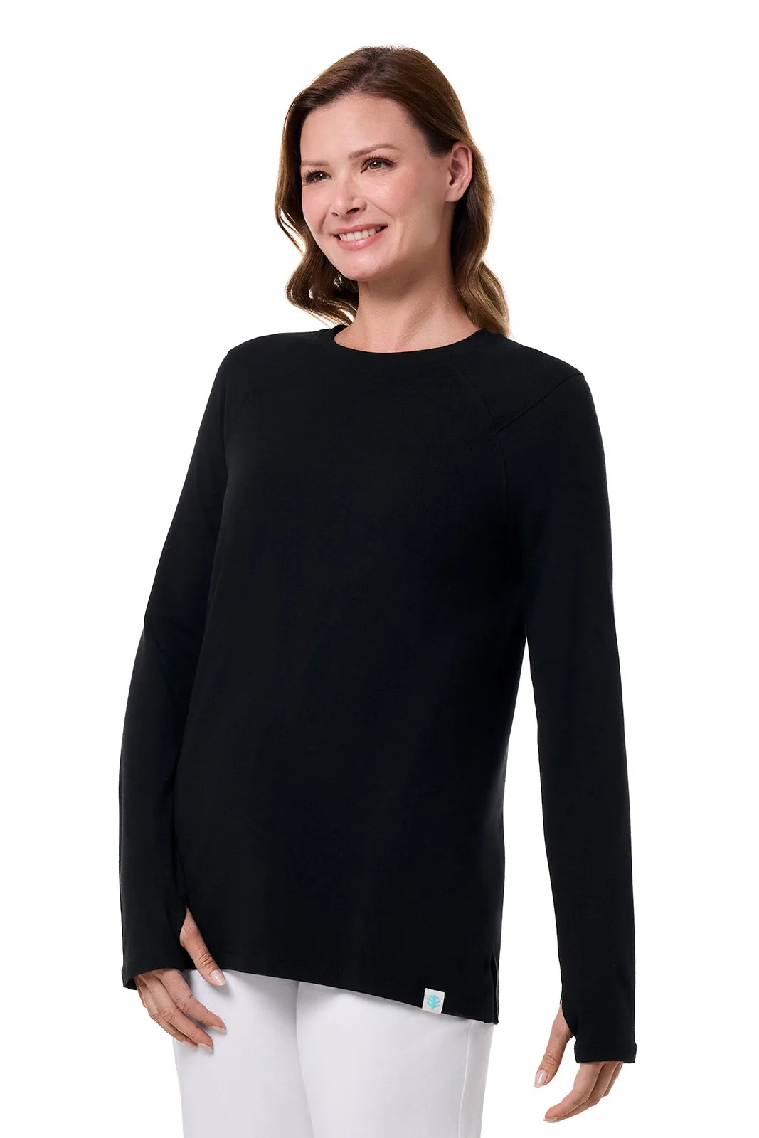 Women's Dania Long Sleeve Tee | Black