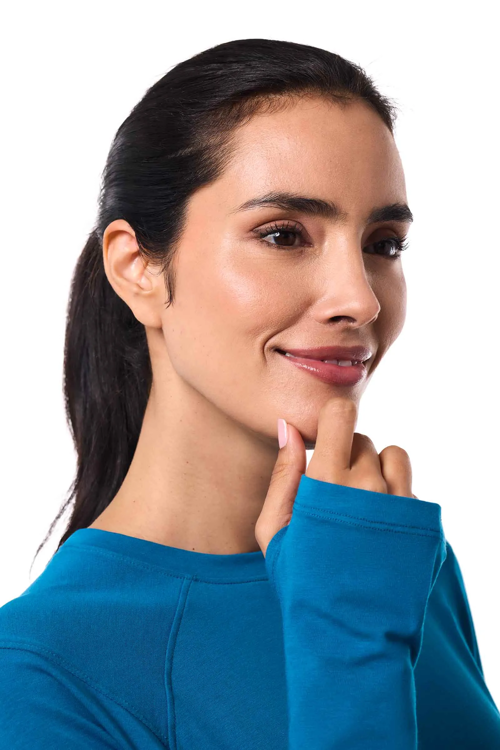 Women's Dania Long Sleeve Tee | Bluejay