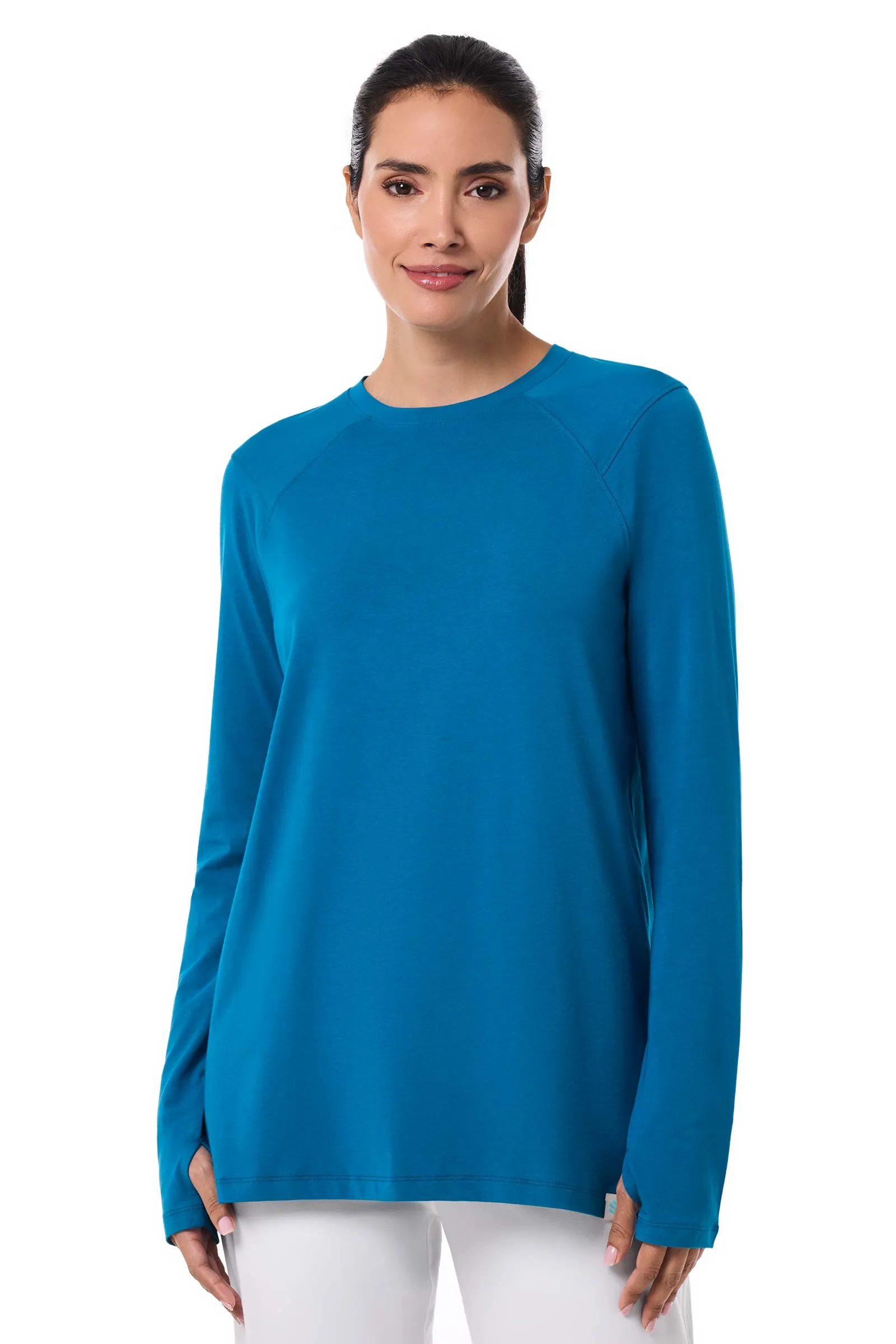 Women's Dania Long Sleeve Tee | Bluejay