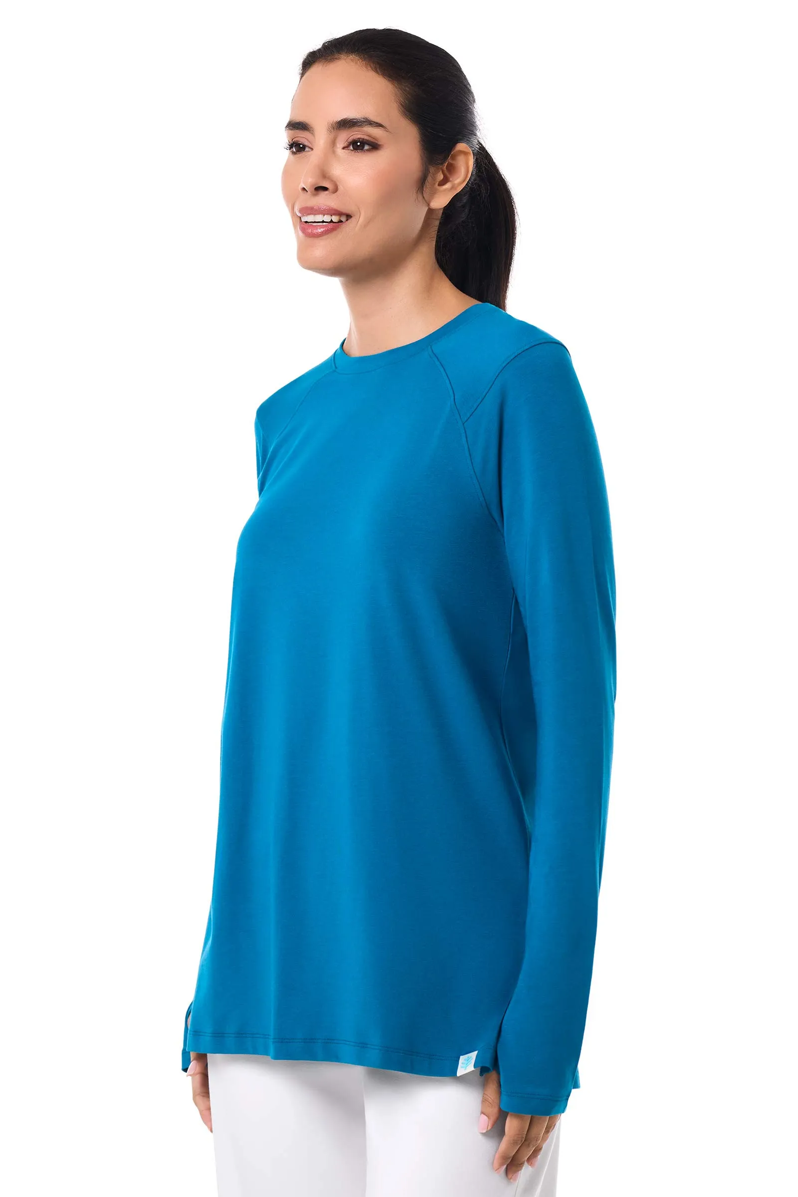 Women's Dania Long Sleeve Tee | Bluejay