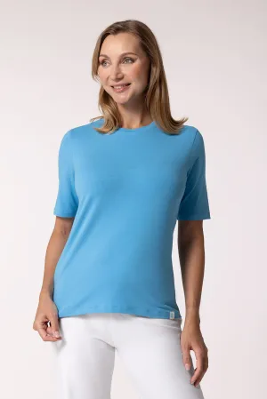 Women's Morada Everyday Short Sleeve T-Shirt | Malibu Blue