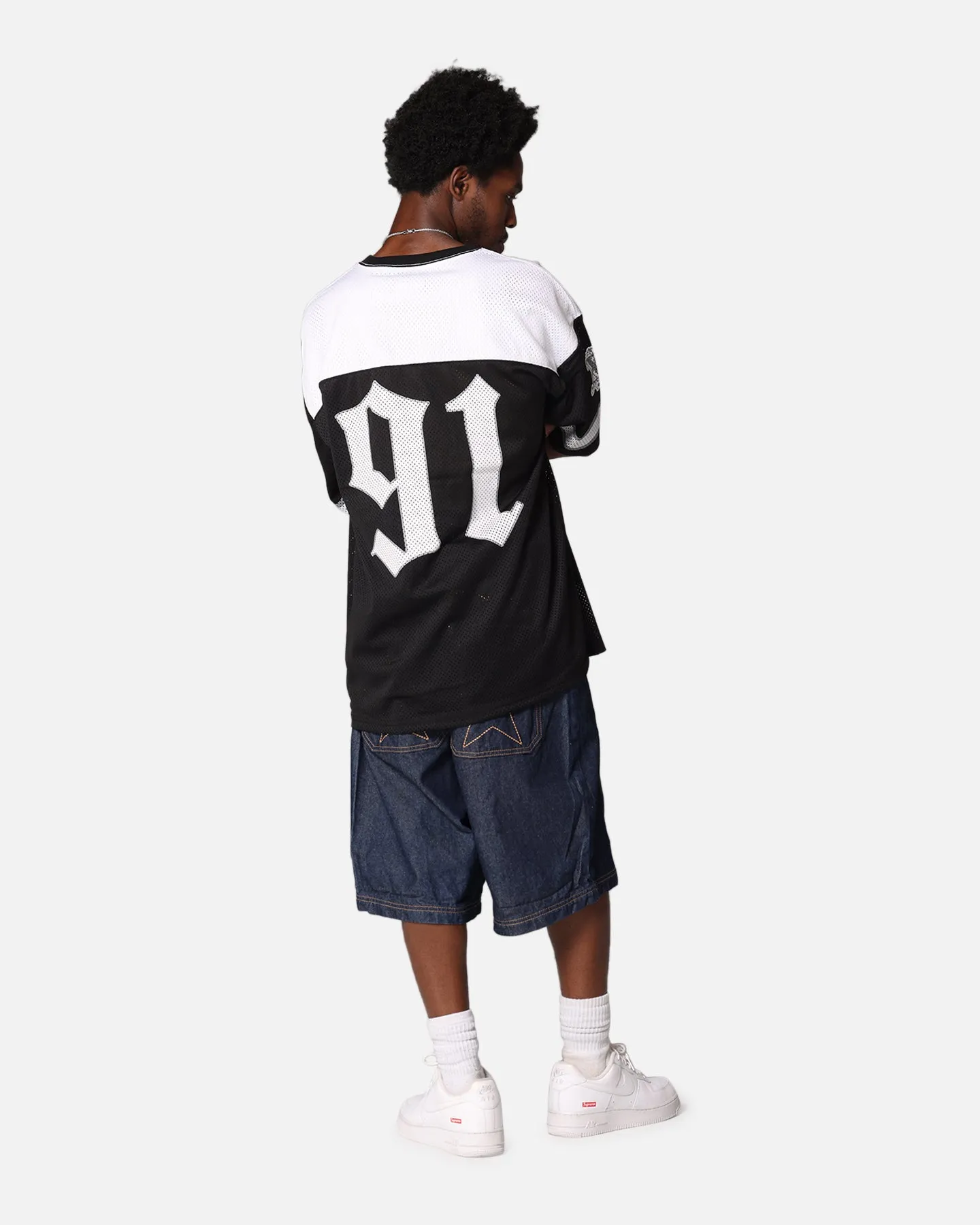 X-Large Old English Game Jersey Black