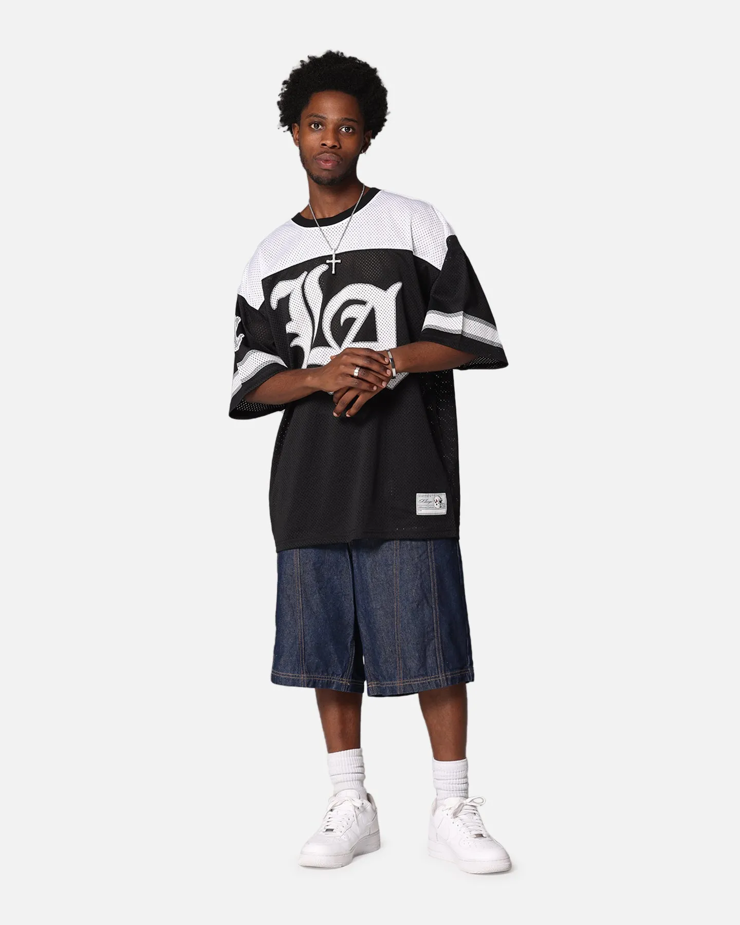 X-Large Old English Game Jersey Black
