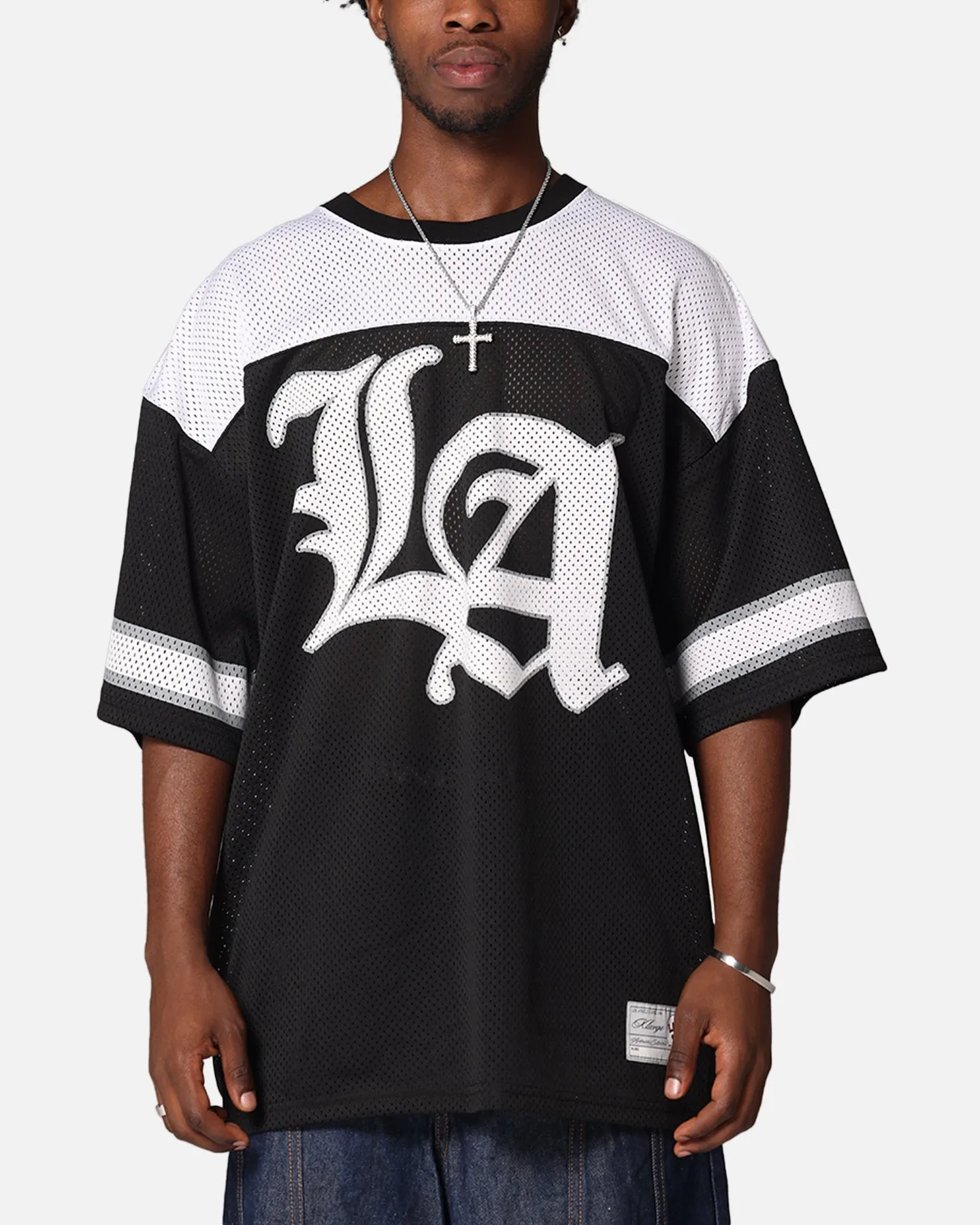 X-Large Old English Game Jersey Black